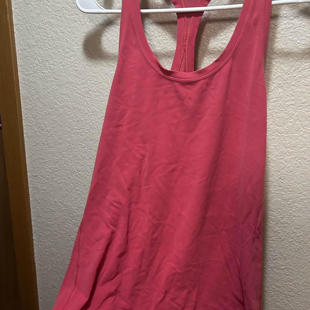 lululemon athletica Coral Pink Racerback Tank